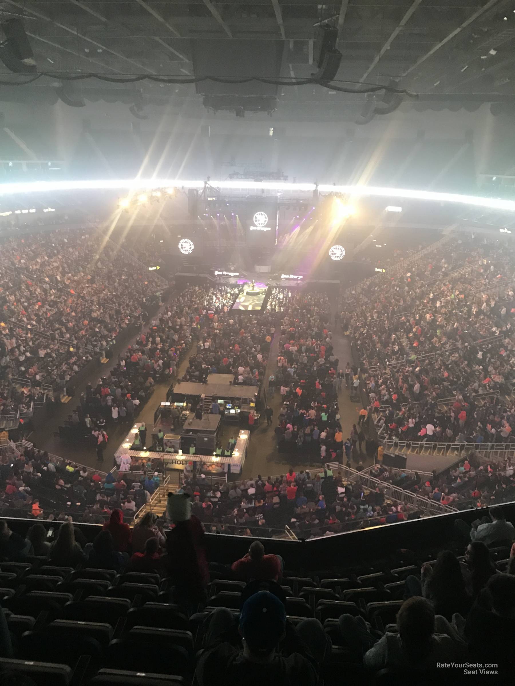 section 232, row 9 seat view  for concert - t-mobile center